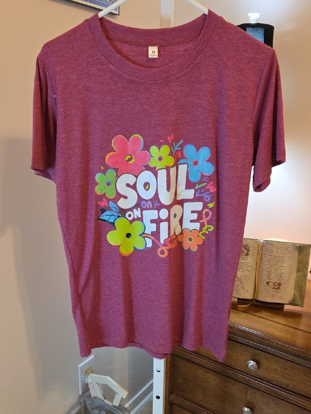 Soul on Fire Graphic Tee - Pink